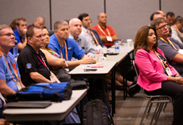 Public works professionals participate in an APWA education session