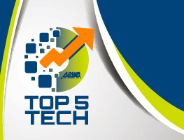 Futuristic APWA Top 5 Tech logo